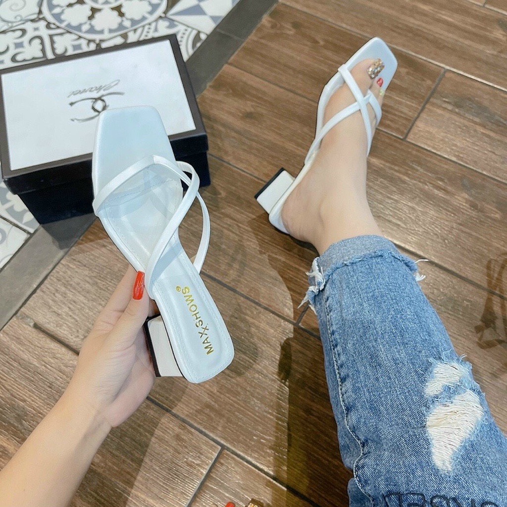 [HCM] DÉP NỮ CAO GÓT THỜI TRANG 3P BỀN ĐẸP.