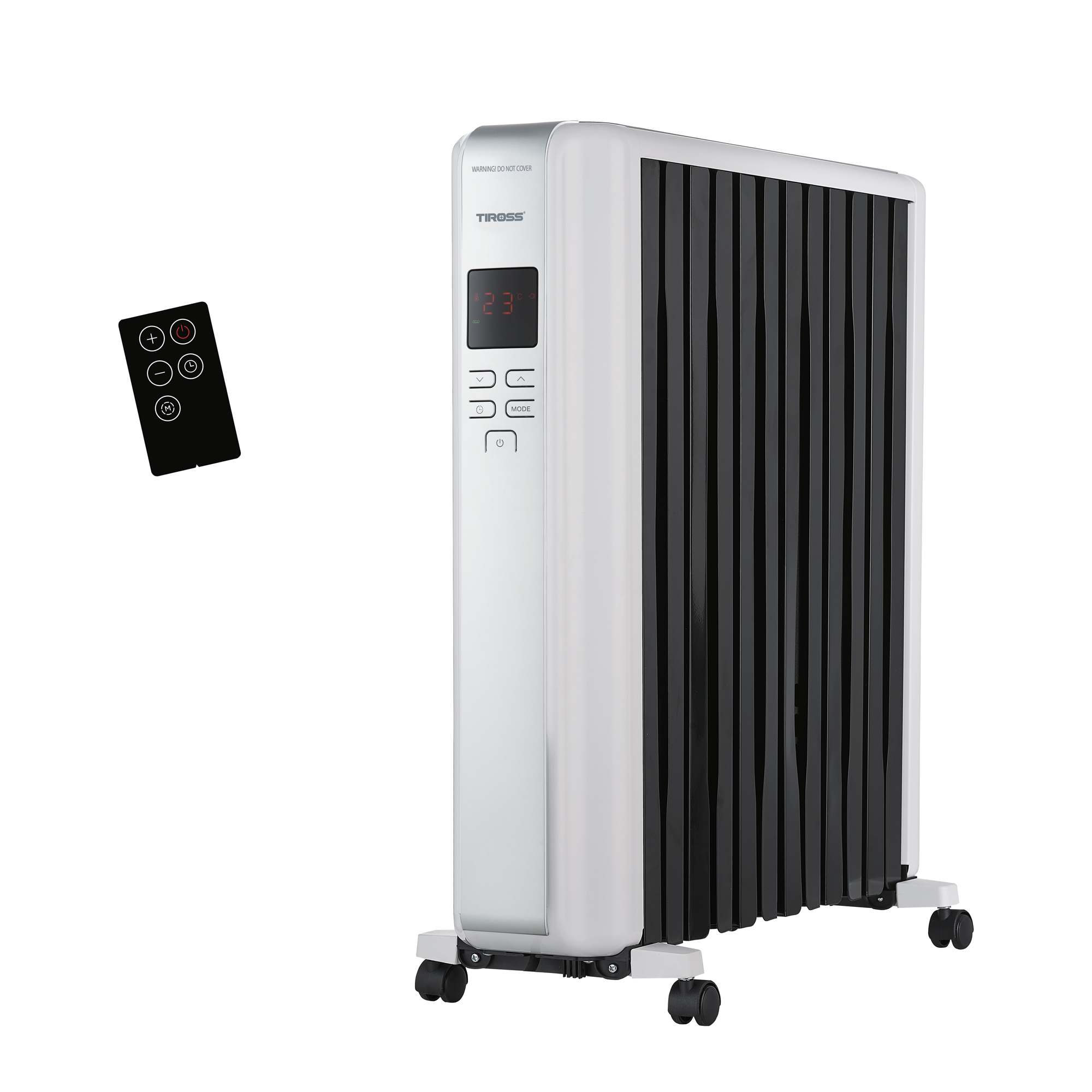 Lò sưởi dầu 12 thanh có điều khiển tiross ts9218 - công suất 2500w