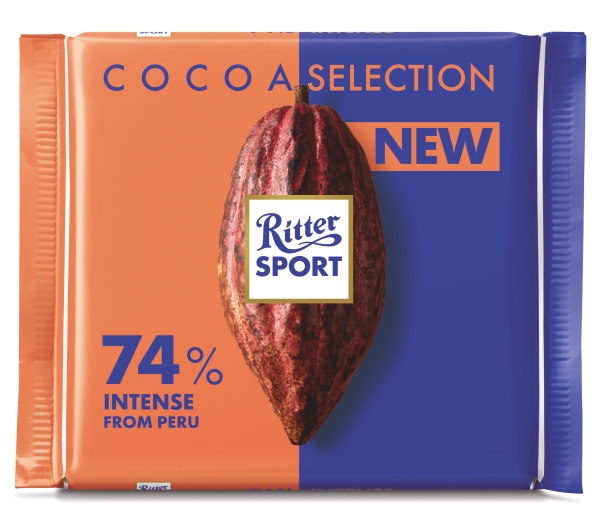 DATE MỚI NHẤT Socola đen gốc Peru có 74% Cacao Ritter Sport 100g Sản Phẩm Nhập Khẩu Đức
