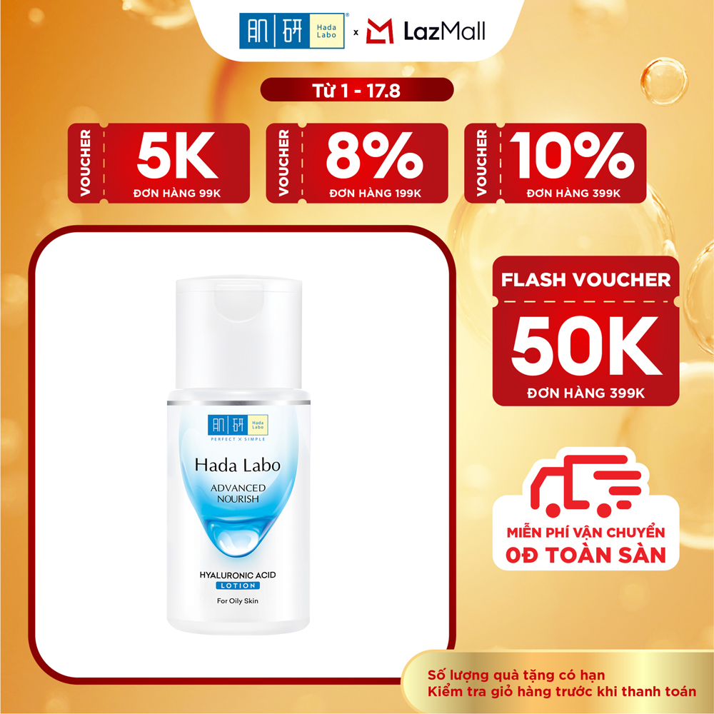 Dung dịch dưỡng ẩm tối ưu Hada Labo Advanced Nourish Lotion dùng cho da dầu 100ml