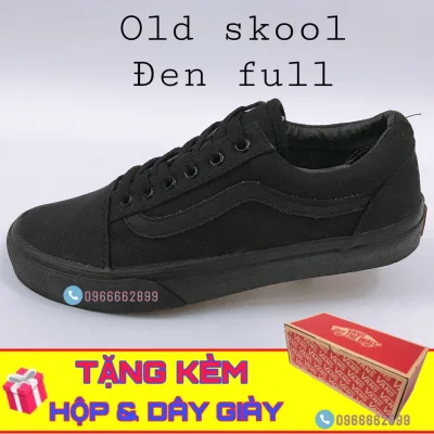 Tặng hộp, bill và dây giày - Giày thể thao nam nữ Vans old skool 6 mẫu, size 36-43. (3)