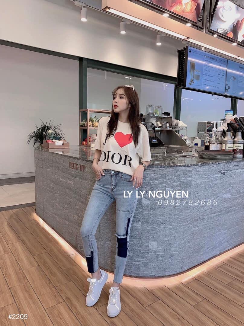 Ao thun form rộng hình trái tim siêu xinh - HMMN