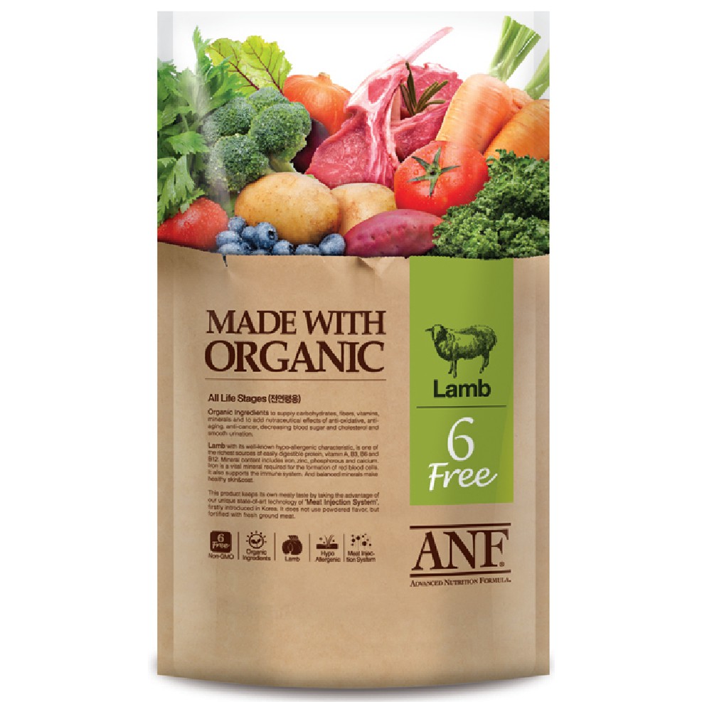 Thức ăn hạt cho chó anf 6 free 2kg cừu
