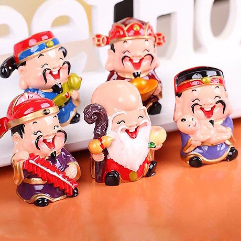 Bộ tượng 5 ông Thần tài, Phúc Lộc Thọ may mắn