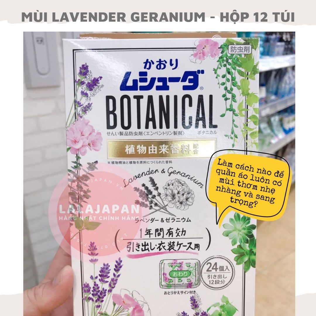 Hộp thơm tủ quần áo Botanical Nhật Bản