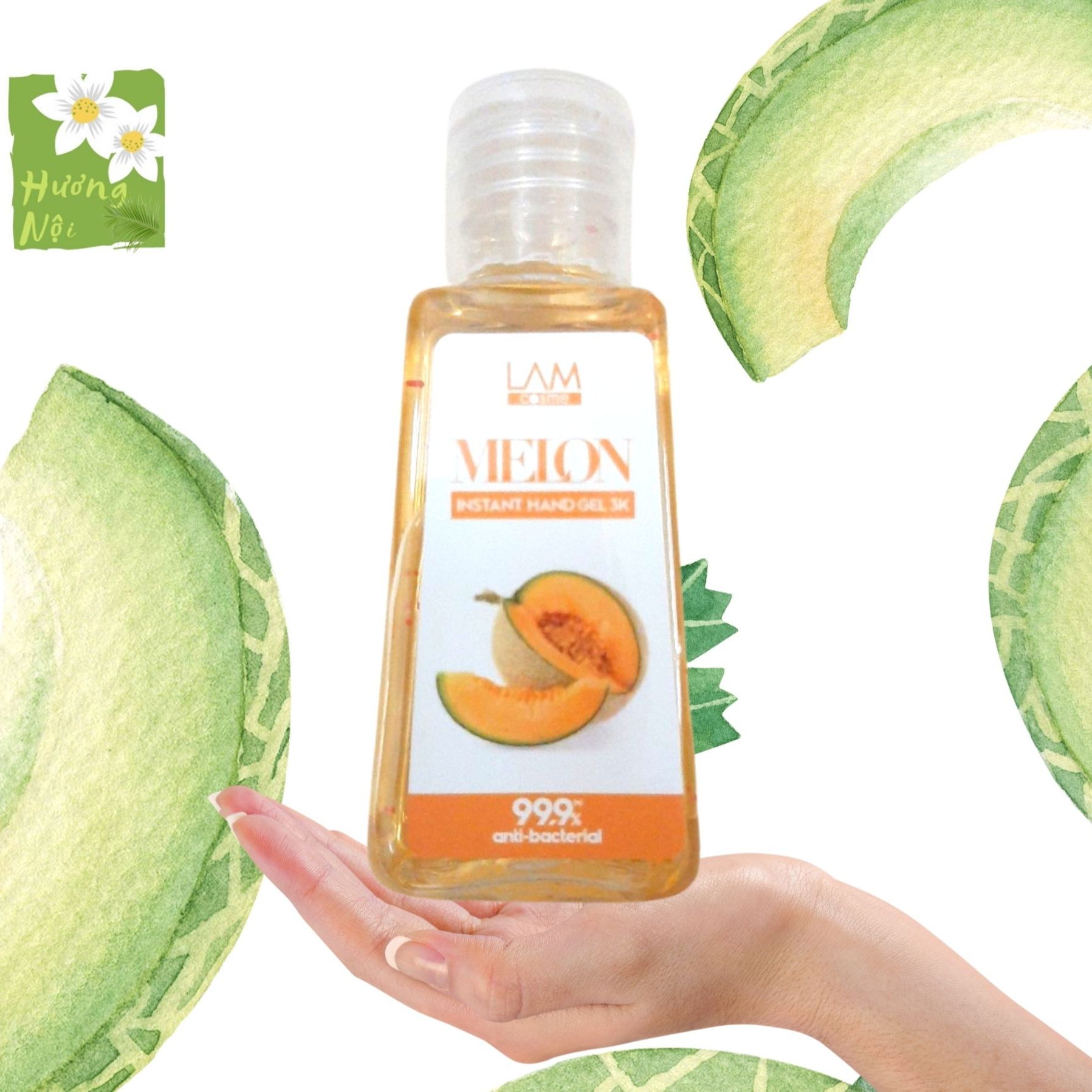 [HCM]Gel rửa tay khô 3k (60ml) Lamcosmé-MELON: hương dưa lưới