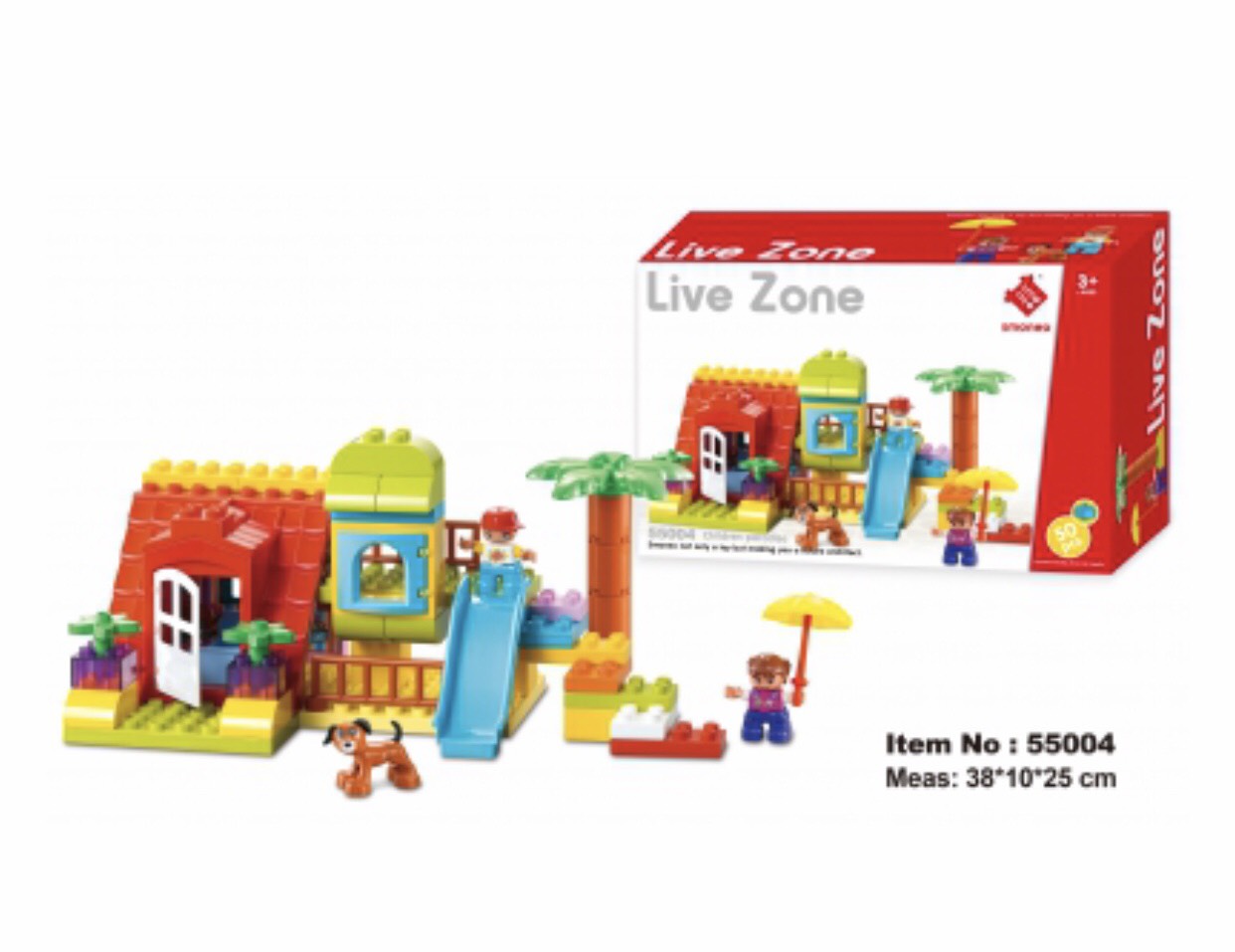 [HCM]Đồ chơi Smoneo Duplo Lego- Bộ đồ chơi lắp ghép Xứ sở thần tiên 50 chi tiết