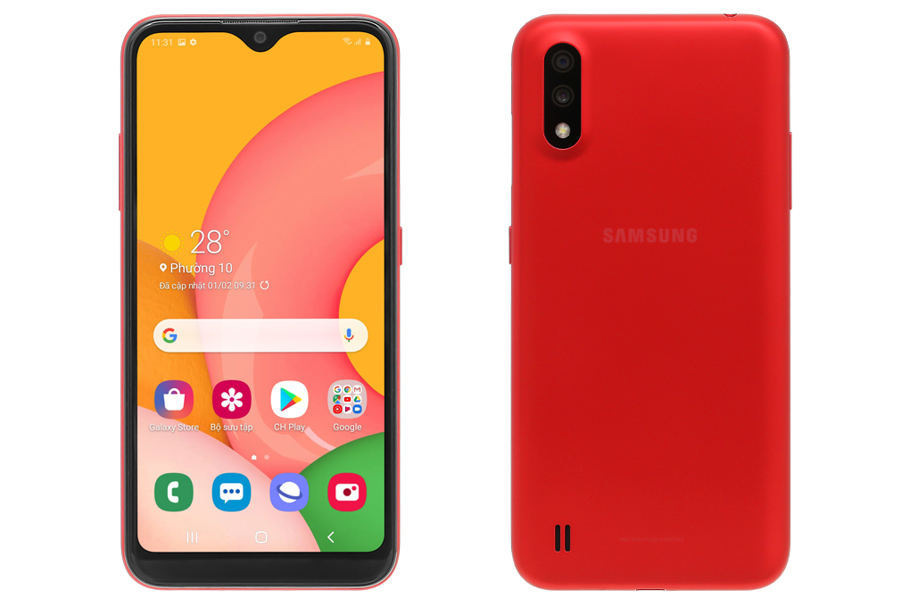 Điện thoại Samsung Galaxy A01 thay vỏ mới đẹp