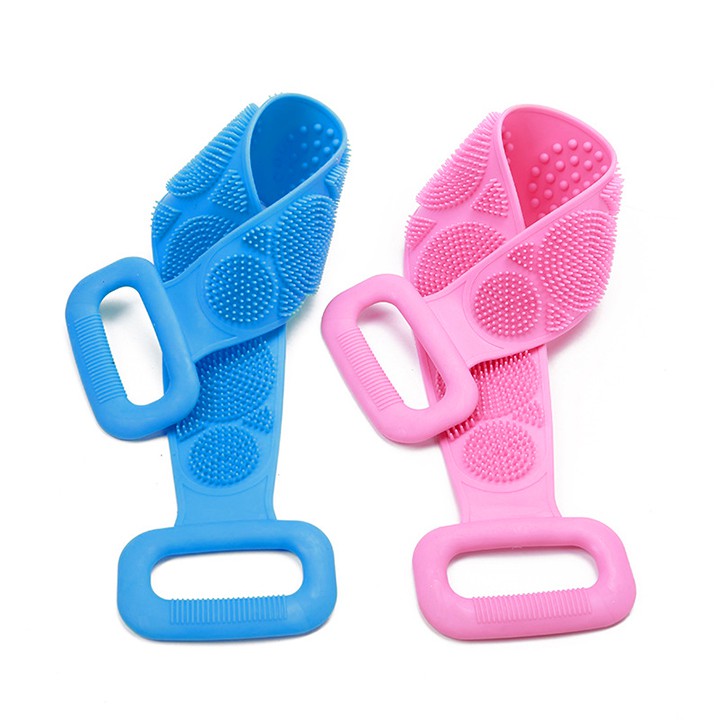 [GIẢM 5% ĐƠN 129K]Dây Đai Chà Lưng 2 Mặt Đa Năng Silicon giúp massage tẩy da chết khi tắm