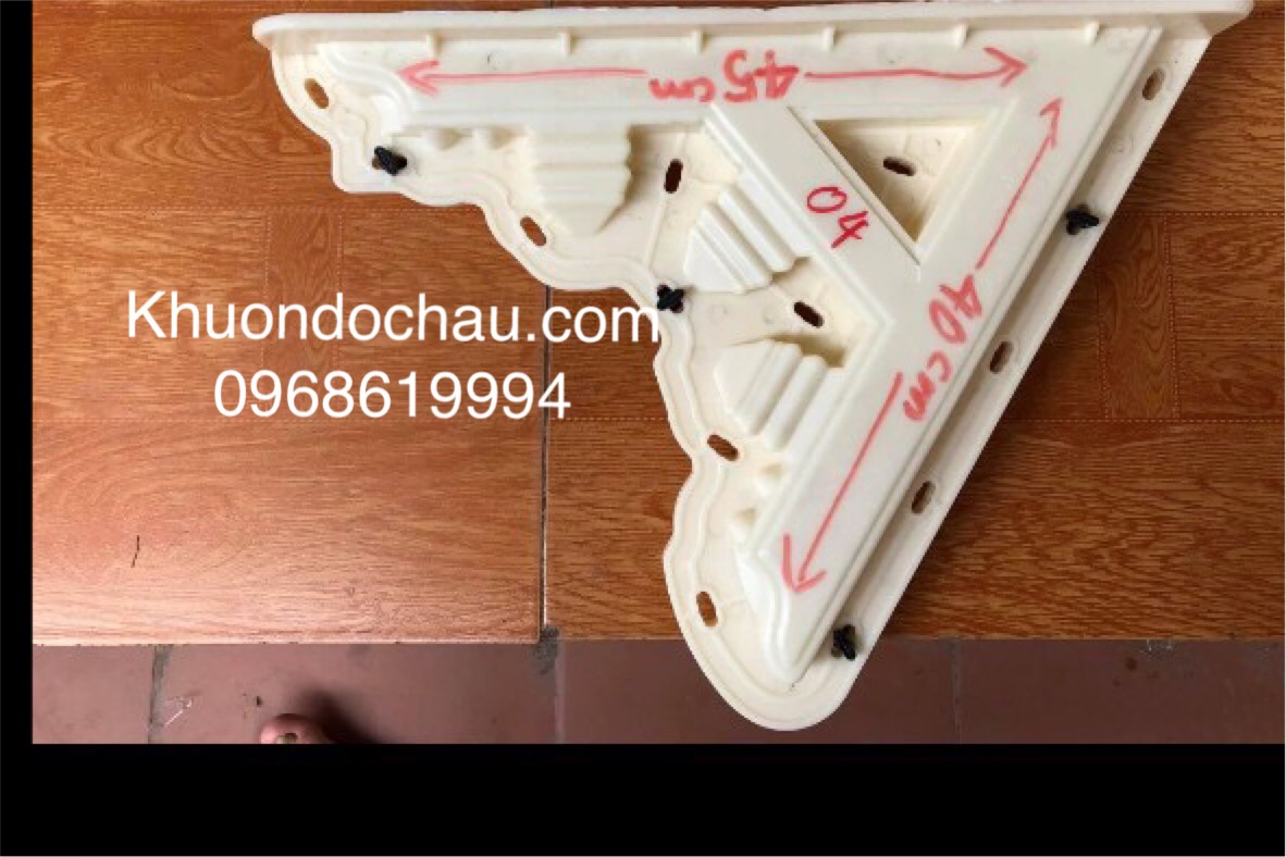 Khuôn con sơn Trang trí nhà cửa hình chữ A 40x45 nhựa abs nguyên sinh nhập khẩu Trung Quốc