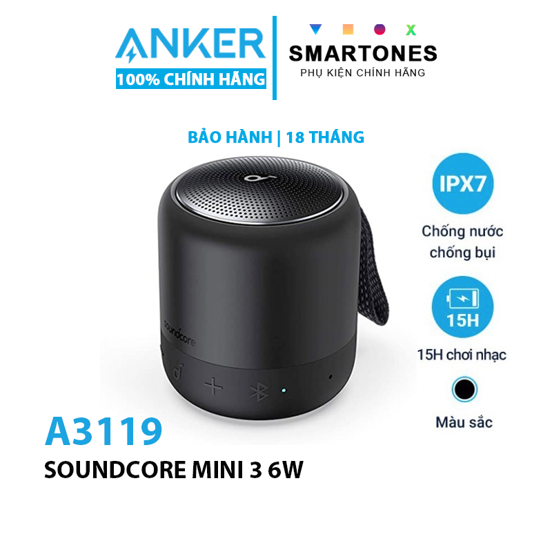 Loa bluetooth soundcore mini 3 6w - a3119