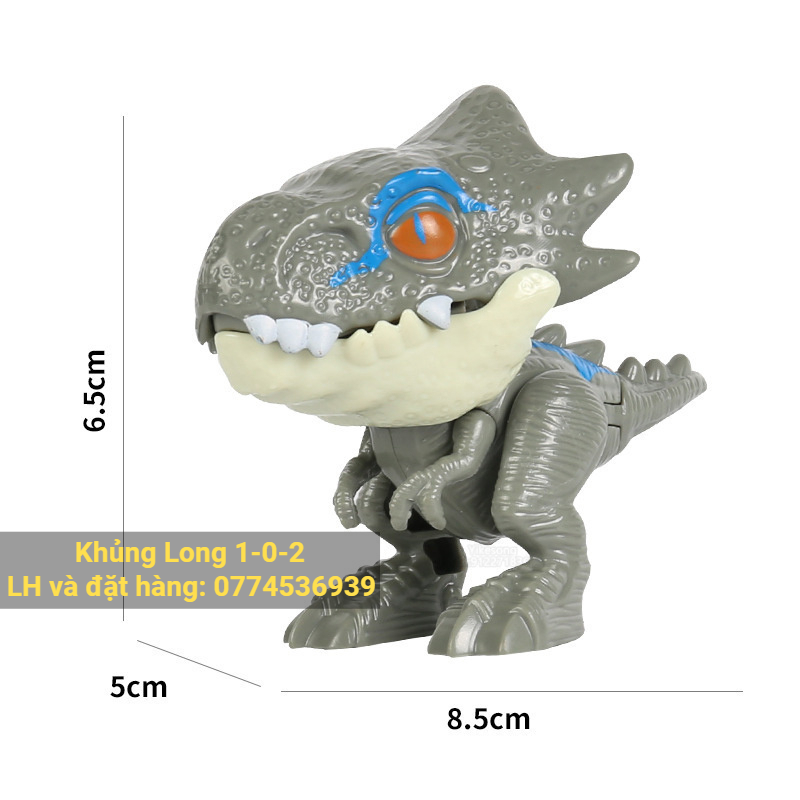 Khủng Long Cắn Ngón Tay Trọn Bộ 43 Mẫu Mô Hình Bằng Nhựa Hàm Có Lò Xo Vui Nhộn