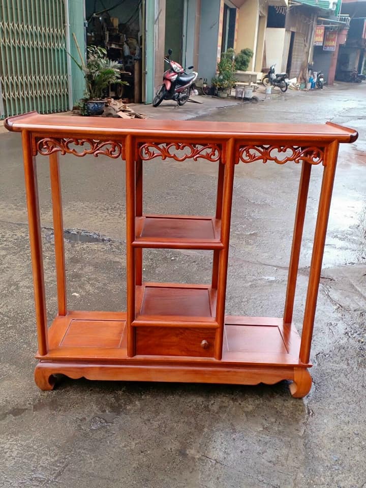 Tam sơn thùng gỗ lim kích thước cao 70 cm ngang 86 cm sâu 30 cm