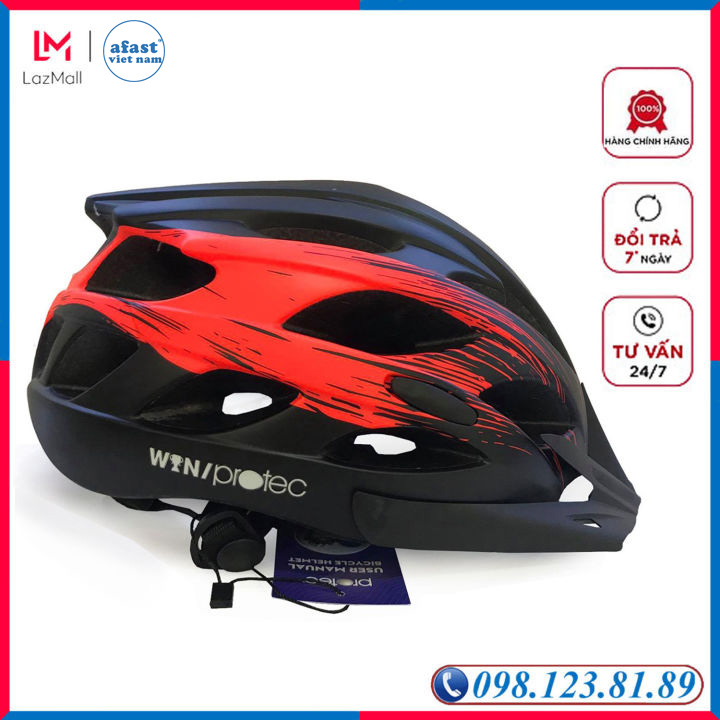 Mũ Bảo Hiểm Xe Đạp Người Lớn, Nón Bảo Hiểm Xe Đạp Thể Thao, Khỏe Khoắn, Cá Tính Có Vòng Điều Chỉnh Đầu Protec Win 016 - AFAST VIỆT NAM