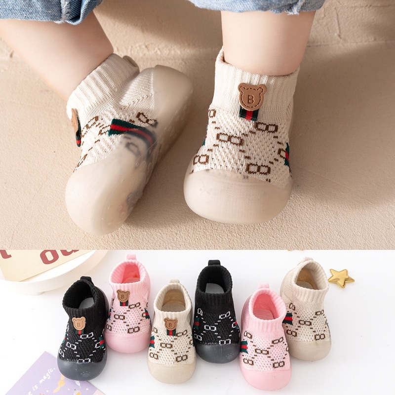 Giày Bún Tập Đi Đơn Giản Cho Bé Trai Bé Gái- Giày Tập Đi Chống Trượt Trẻ Em [GC02]