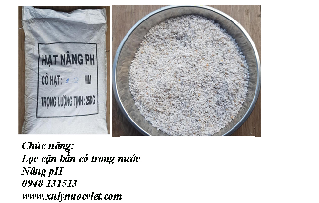 [HCM]5kg hạt nâng pH lọc nước tăng pH trong nước Việt Nam