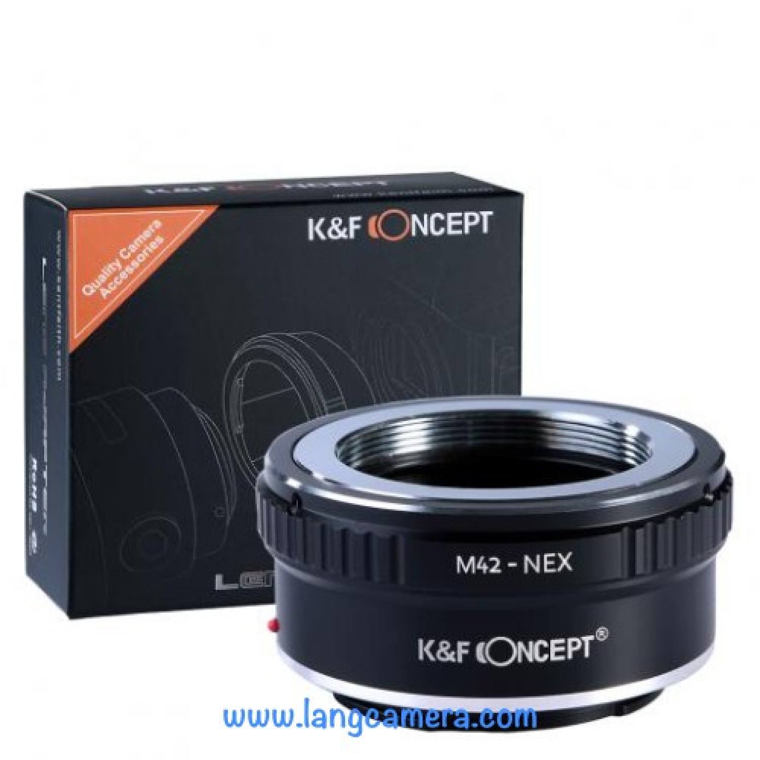 Ngàm chuyển m42-nex hiệu k&f concept