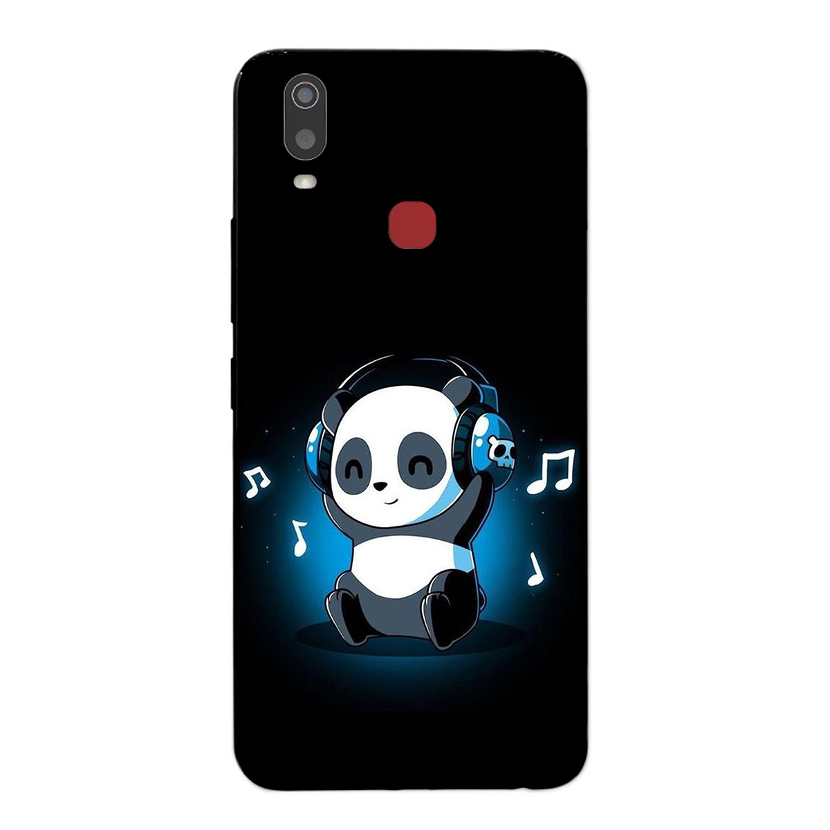 Ốp lưng dành cho điện thoại Vivo Y11 in họa tiết Gấu trúc nghe nhạc