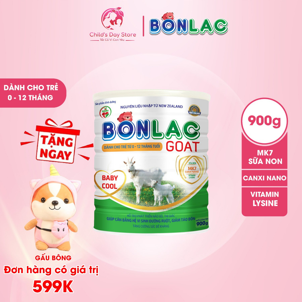 Sữa Bonlac Goat Baby Cool 400g-900g - childs_day.