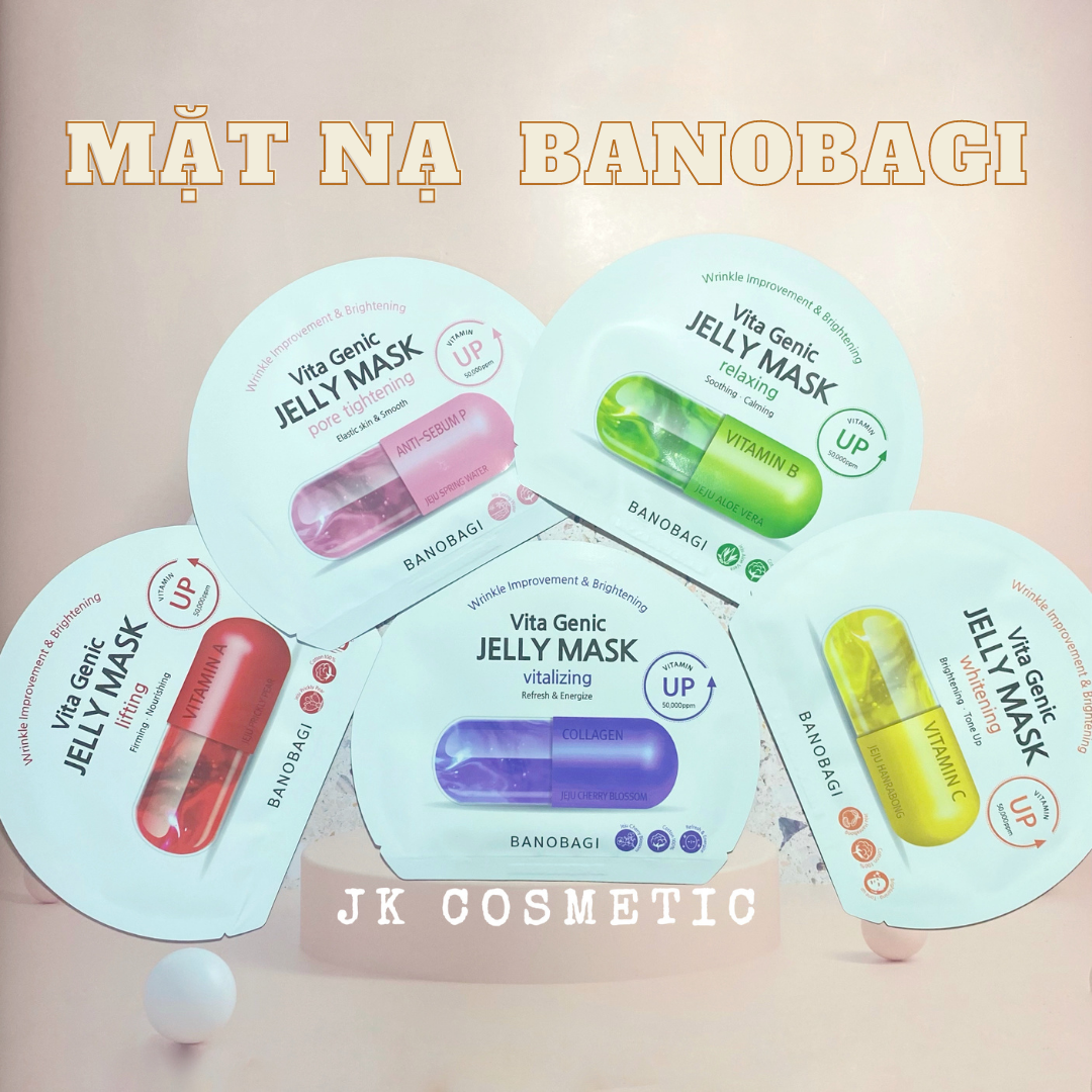 Mặt Nạ BANOBAGI Bổ Sung Vitamin, Tái Tạo Làn Da Sáng Ngời Victa Genic
