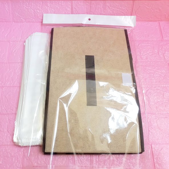 1kg Túi Opp dán mép 30x40cm - Túi ni lông băng keo dán miệng - Bao nilon dán miệng