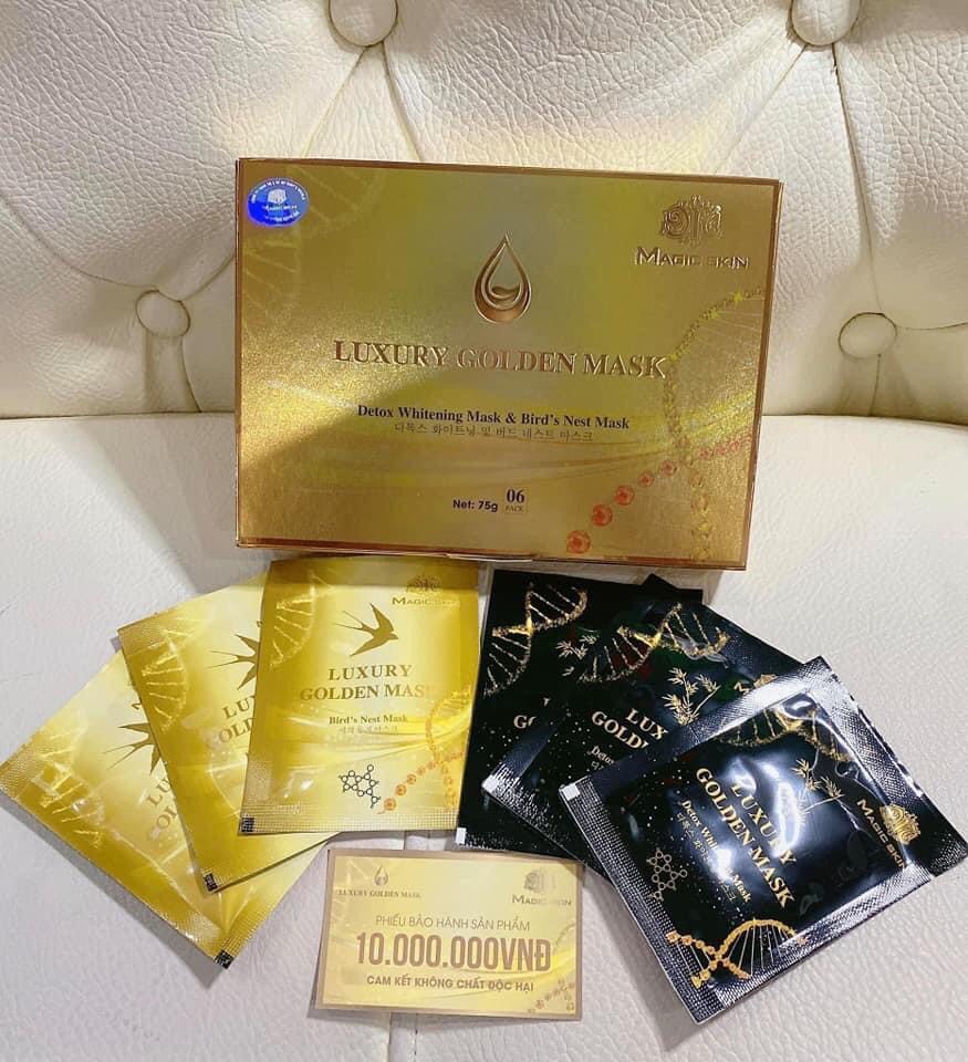 Luxury golden mask .