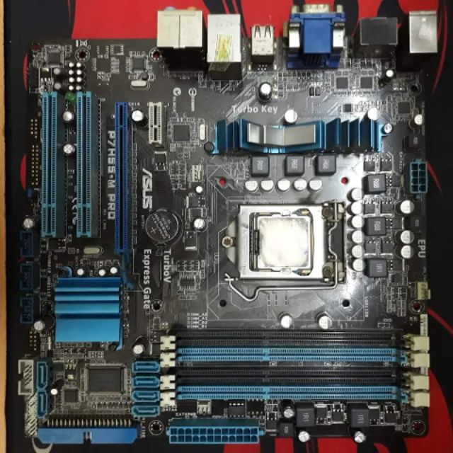 MAIN H55 SOCKET 1156 - P7H55D-M PRO TẶNG CPU I3 540 - BẢO HÀNH 3 THÁNG 95% - P7H55D-M PRO DÒNG 4 KHE RAM CÓ HDMI