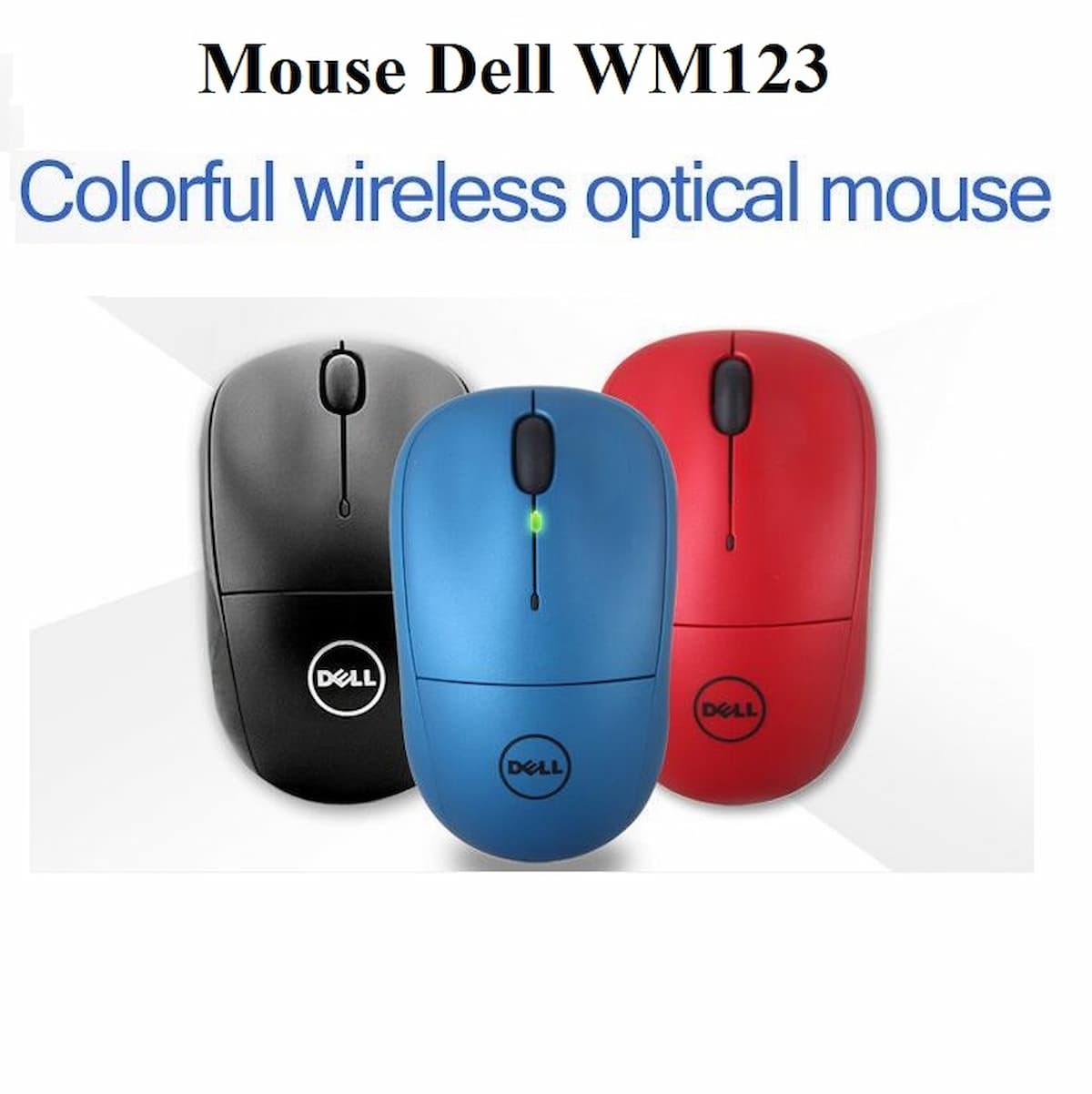 Wireless Mouse Souris Sans Fil WM123 - Chuột không dây WM123( Màu giao ngẫu nhiên)