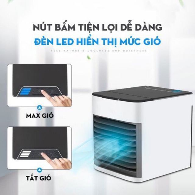 Quạt điều hòa mini để bàn nhỏ gọn - điều hoà hơi nước mini công nghệ hàn quốc siêu mát