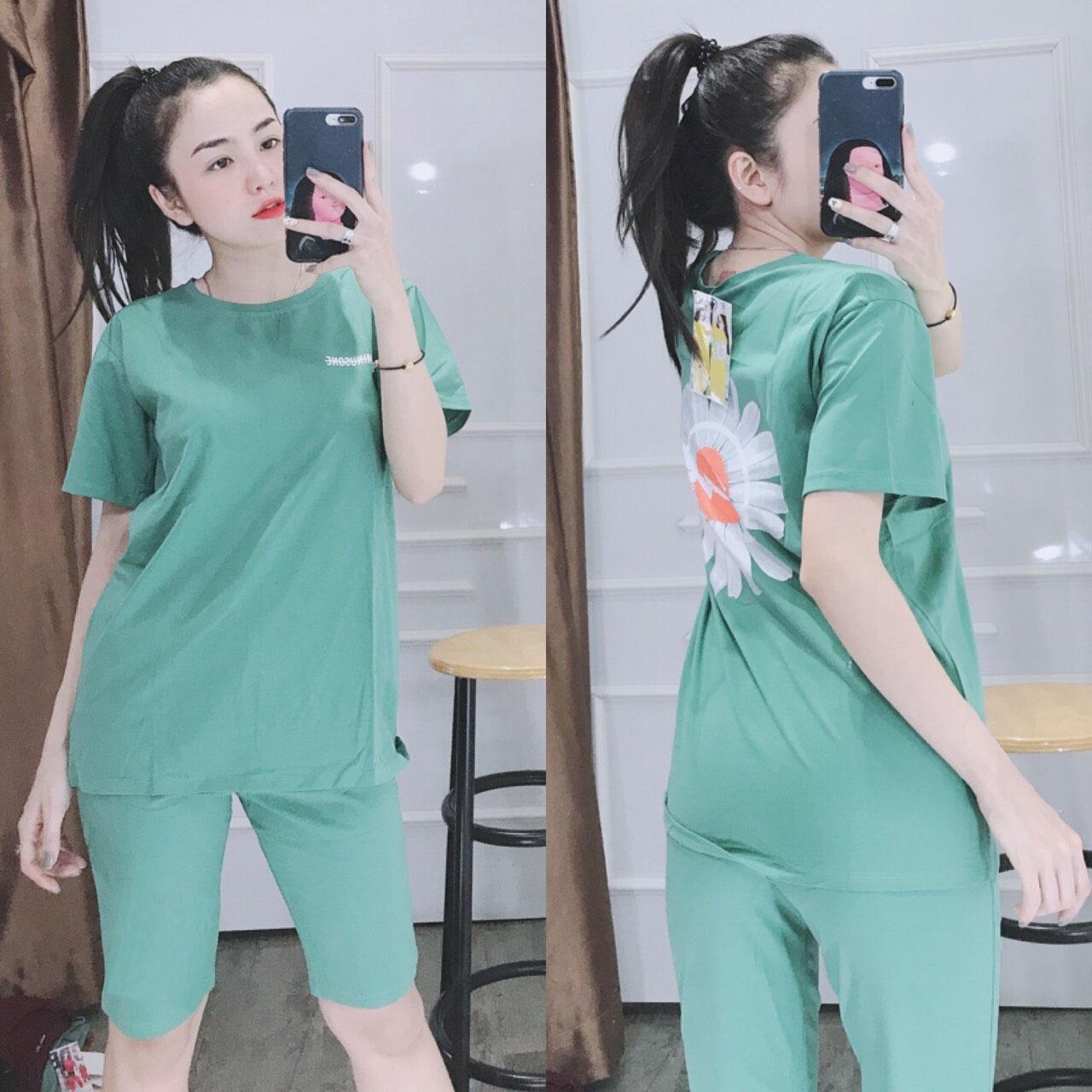 [HCM]Đồ bộ thun cotton mặc nhà dễ thương