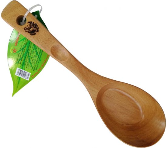 Muôi Múc Canh Gỗ Mỹ Nghệ Đáy Bằng Trường Sơn Cao Cấp - OHOHO HOME