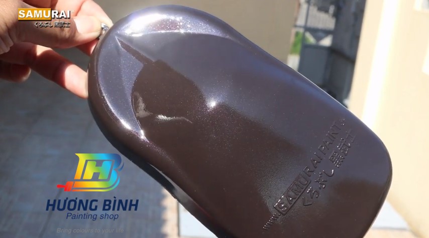 Sơn xịt Samurai màu Nâu Hạt Dẻ - H391 (400ml) (có khả năng kháng xăng A92, A95)