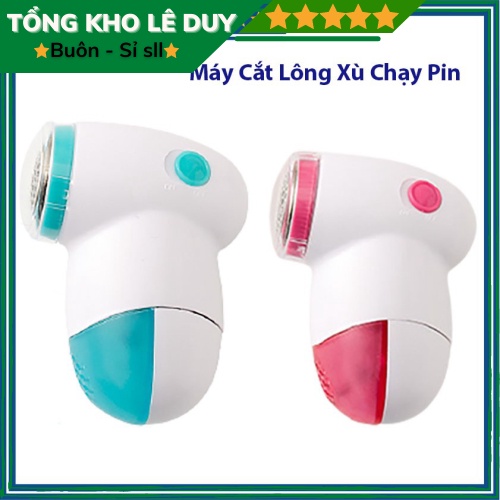 Máy cắt lông xù kèm hút bụi quần áo mini bỏ túi chạy pin