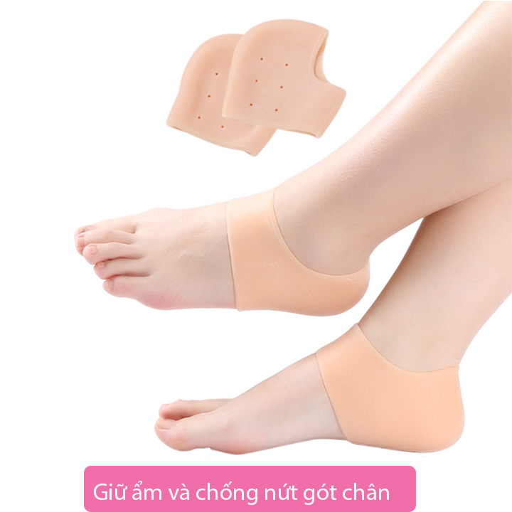 Vớ silicon giúp giữ ẩm chống nứt gót chân VL20