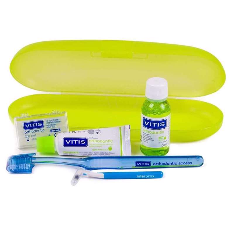 Bộ sản phẩm chăm sóc răng chỉnh nha Vitis Orthodontic Access Kit | Oralmart