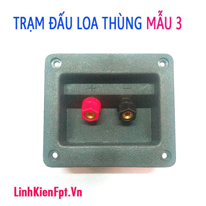 Trạm đấu loa thùng vuông 2 cổng