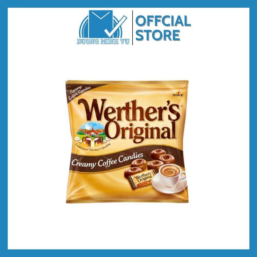 Kẹo caramen kem cà phê Werther's Original Creamy Coffee Candies 80g
