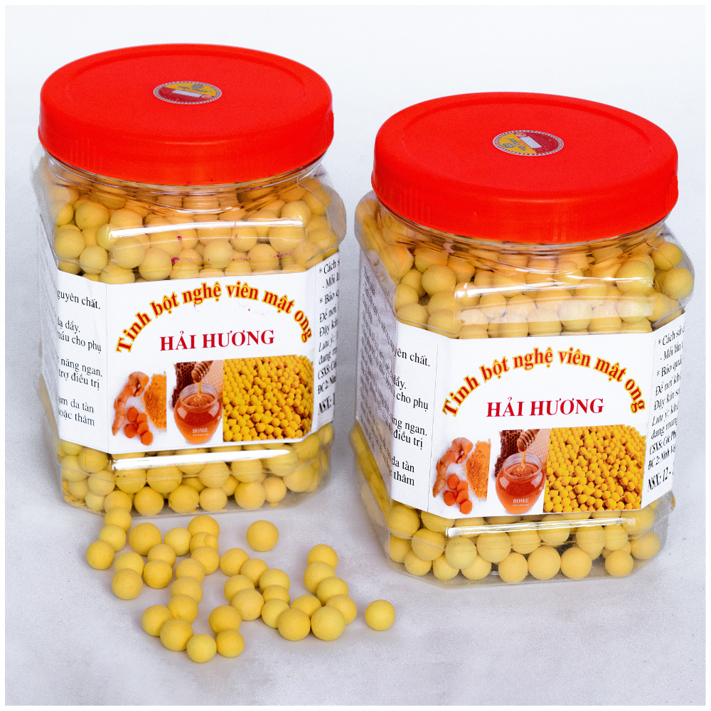 500gam Viên tinh nghệ mật ong Hải Hương (#tinhnghe, #matong, #nghệ mật ong, #mật ong, #dạ dầy, #làm đẹp)
