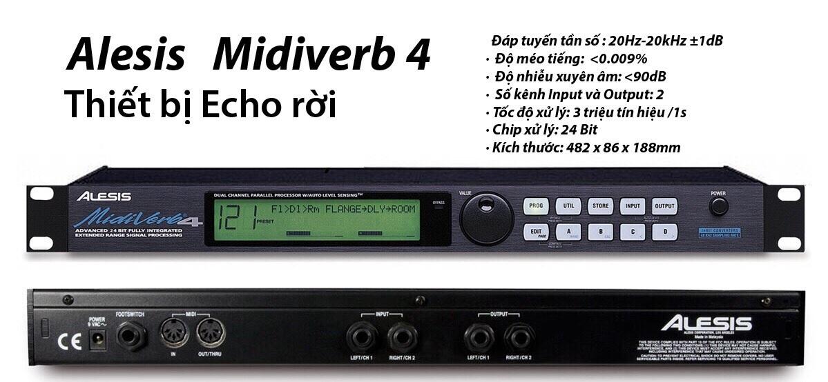 [HCM]Bộ Xử Lý Tín Hiệu Âm Thanh ALESIS MIDIVERB 4