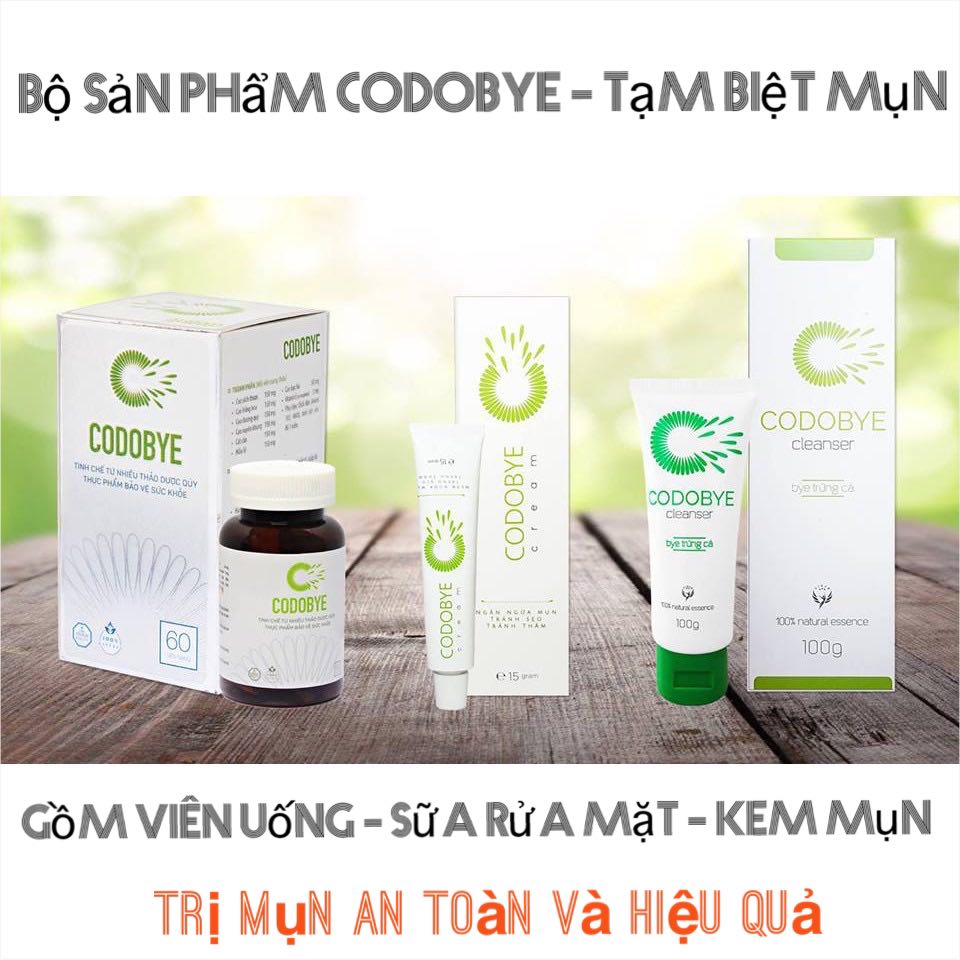 Bộ Sản Phẩm CODOBYE - Tạm Biệt Mụn
