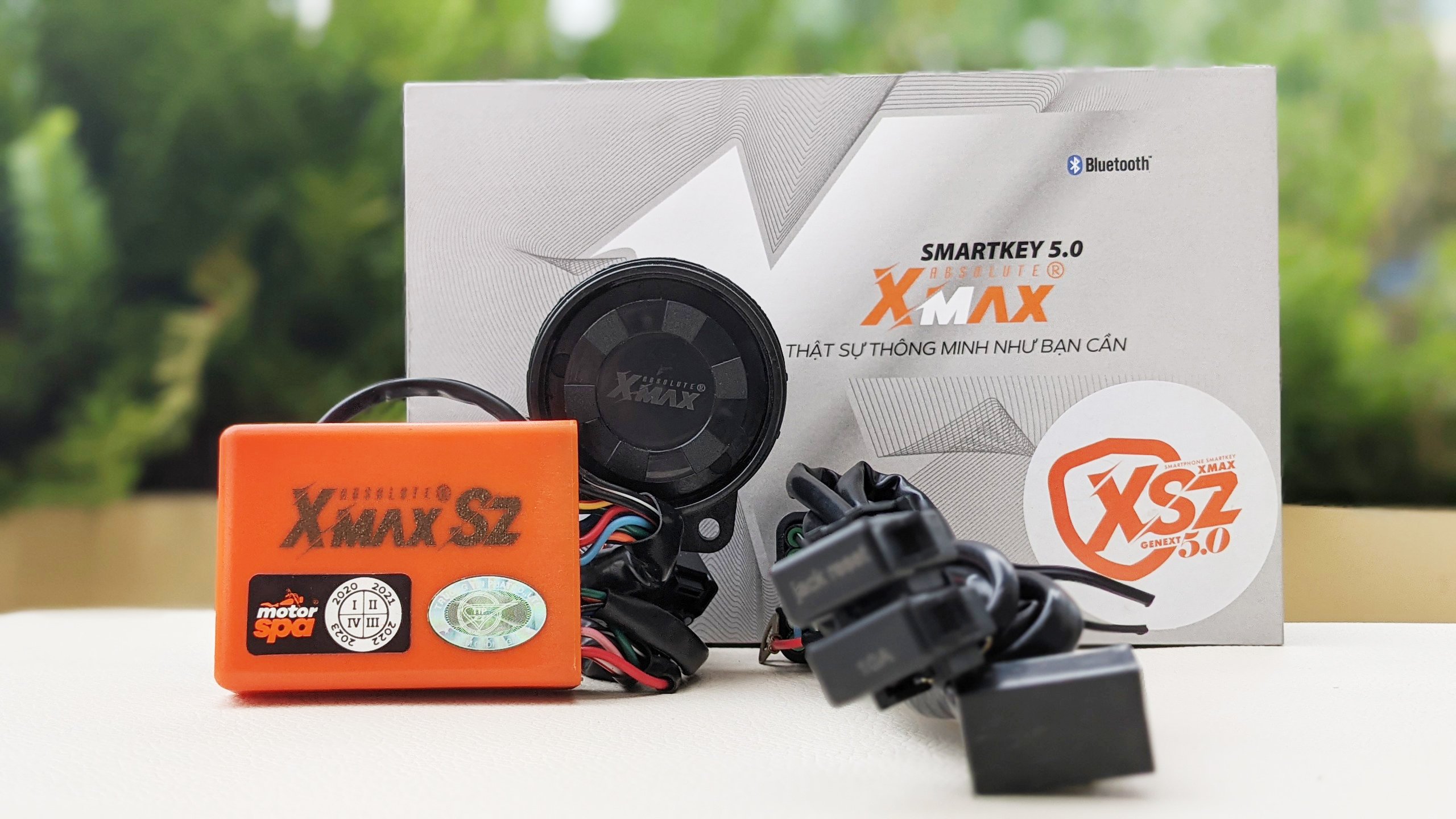 Bộ bảo mật xe máy Xmax S2 dành cho xe không có smartkey nguyên bản, xe khóa chìa...
