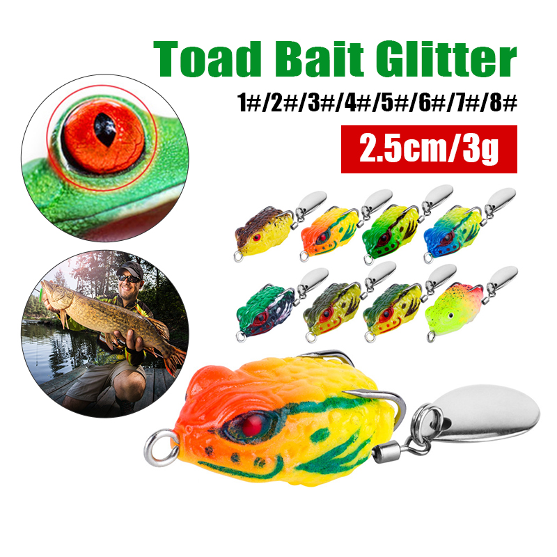 Mồi giả mồi câu cá giả hình con ếch giá rẻ mềm mại lure mồi giả câu cá lóc máy câu cá