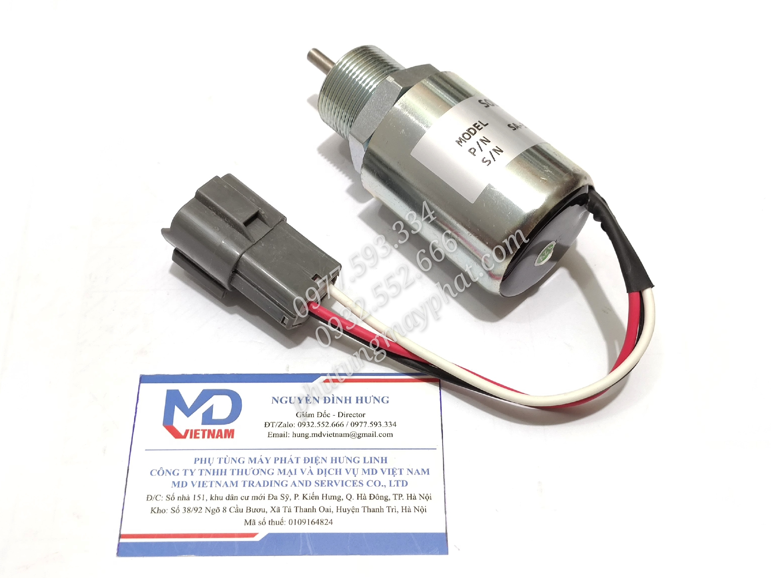 Solenoid tắt máy sa-3725-12 30a87-00040 30a87-20402 3175 - sa-3725 12v