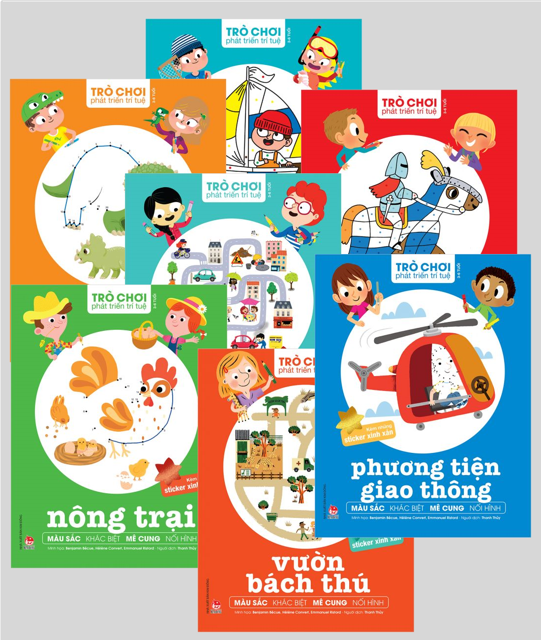 Sách – Trò Chơi Phát Triển Trí Tuệ - Bộ 8 cuốn
