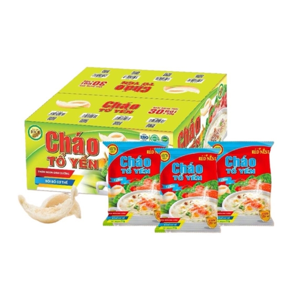 THÙNG 30 GÓI CHÁO TỔ YẾN - THƠM NGON DINH DƯỠNG