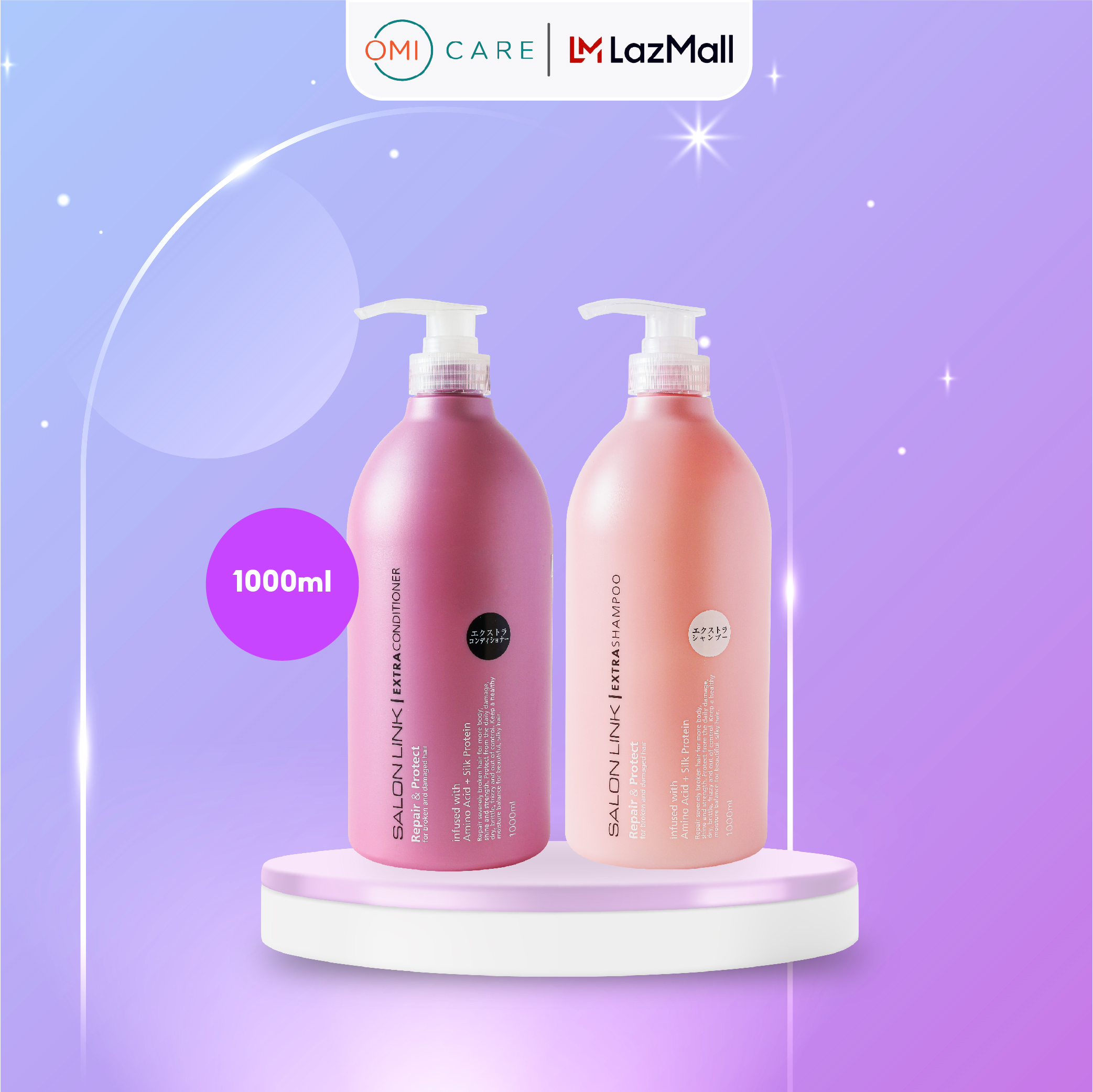 Bộ Dầu Gội Xả Siêu Dưỡng  Phục Hồi Tóc Salon Link Repair  Protect Extra