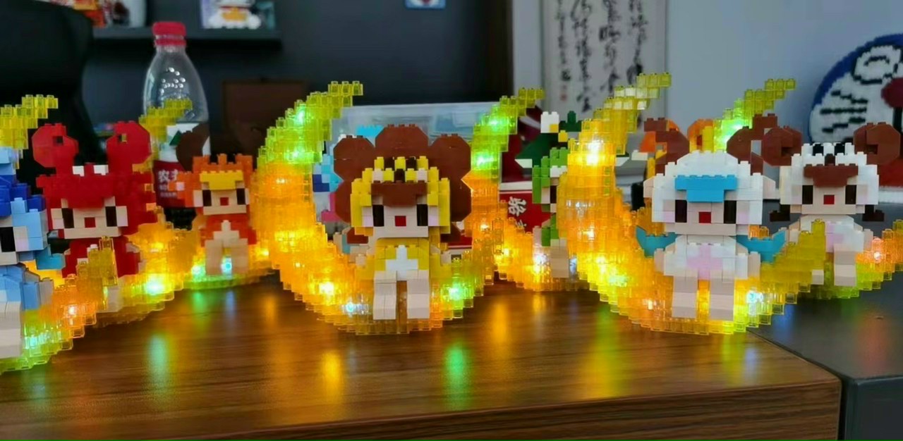Mô Hình Lắp Ráp 3d 12 Cung Hoàng Đạo Đồ Chơi Ghép Xếp Hình Chiêm Tinh 12 Chòm Sao Lego Minicod đèn phát sáng 3D