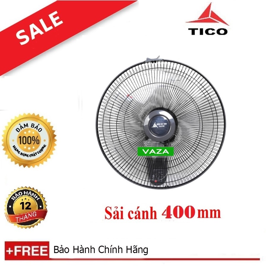 Quạt treo tường Tico MS có điều khiển ĐỘNG CƠ 100% DÂY ĐỒNG