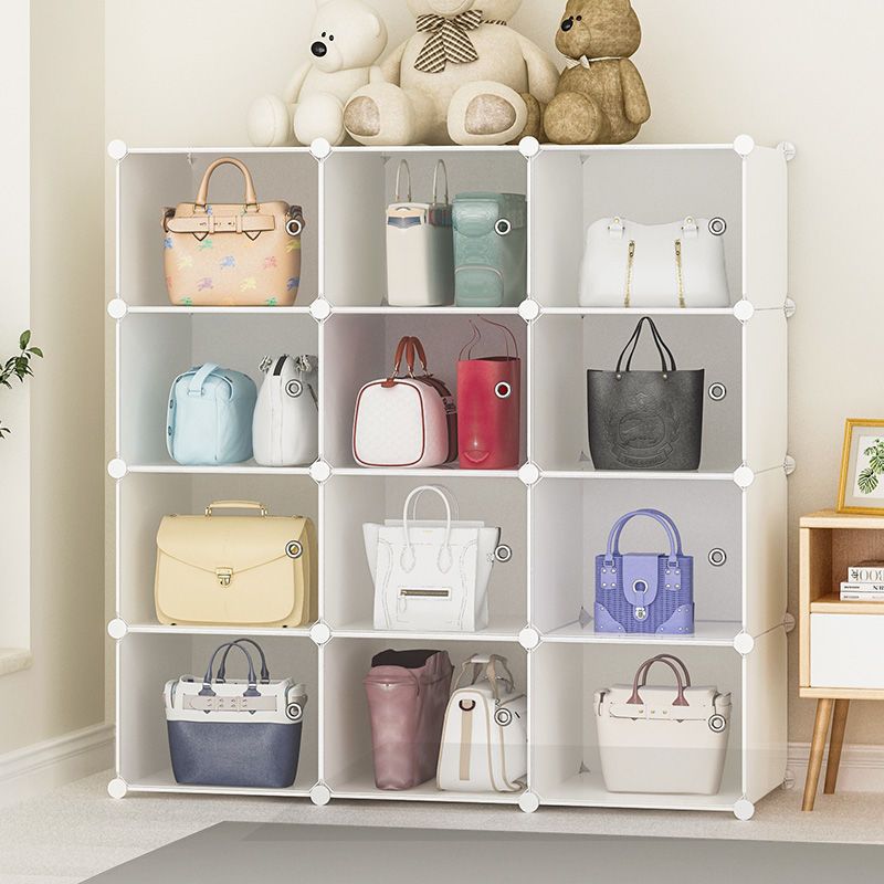 Tủ Nhựa Ghép Đa Năng Thông Minh Đựng Túi Xách Quần Áo Mỗi Ngăn Tủ 42x32x32cm Nhiều Kiểu Dáng và Màu Sắc
