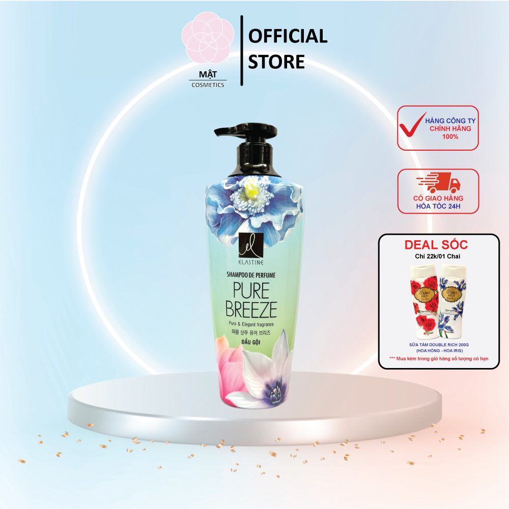 Dầu gội nước hoa Elastine Pure Breeze 600ml
